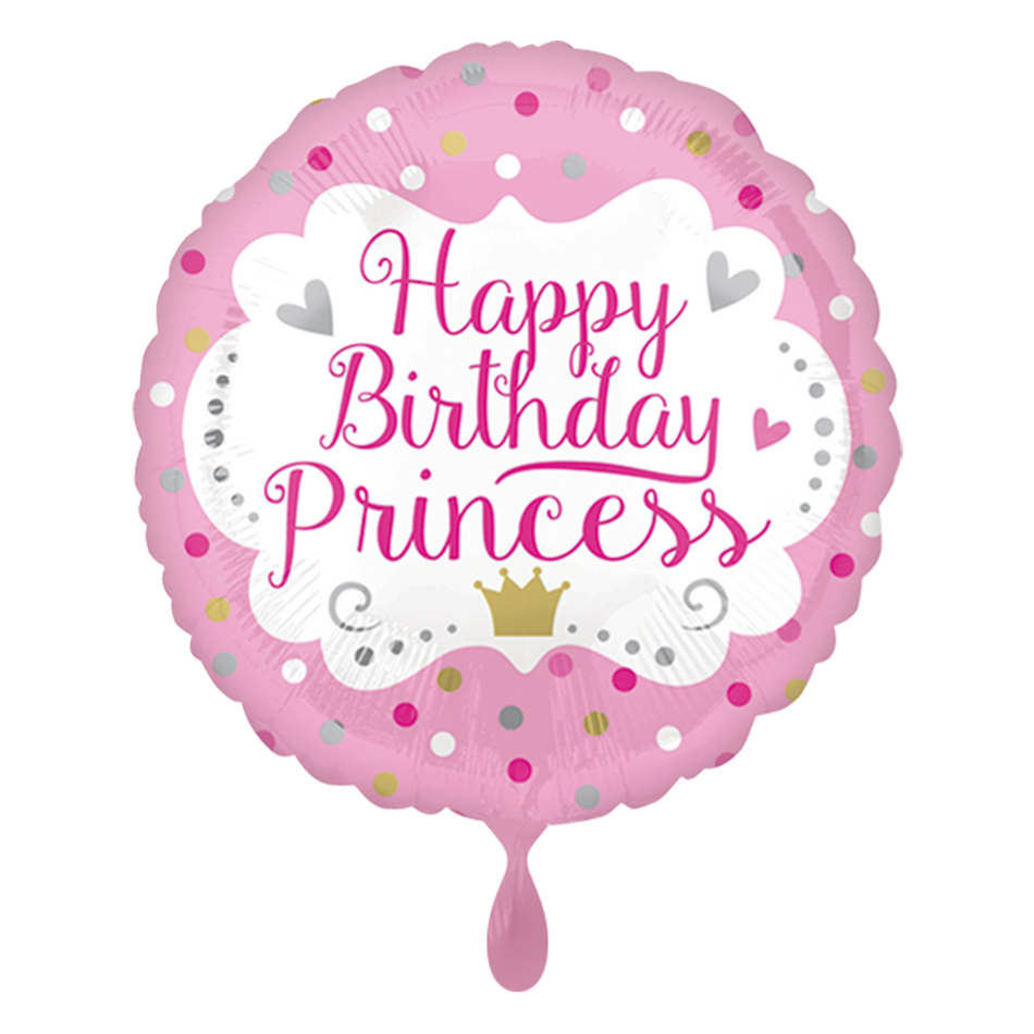 Happy Birthday Princess - Folienballon