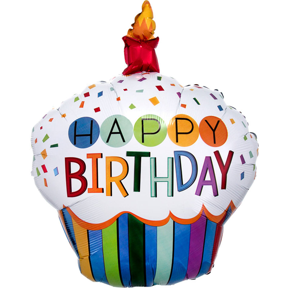 Happy Birthday Cupcake - Folienballon