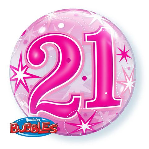 BUBBLES - 21  Geburtstag