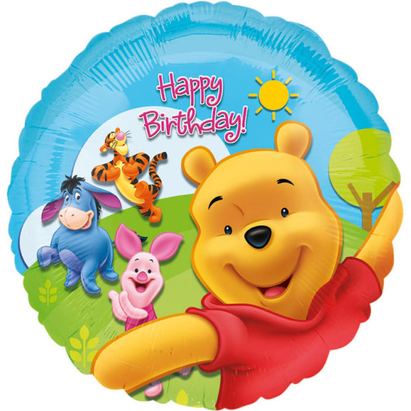 Winnie Pooh Birthday  - Folienballon