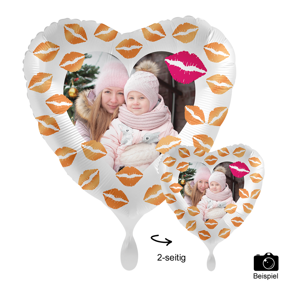 Fotoballon - Hugs & Kisses