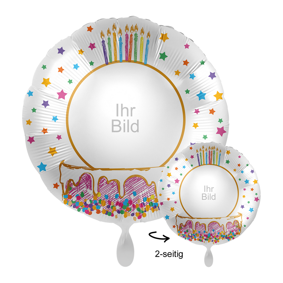 Fotoballon - Torte