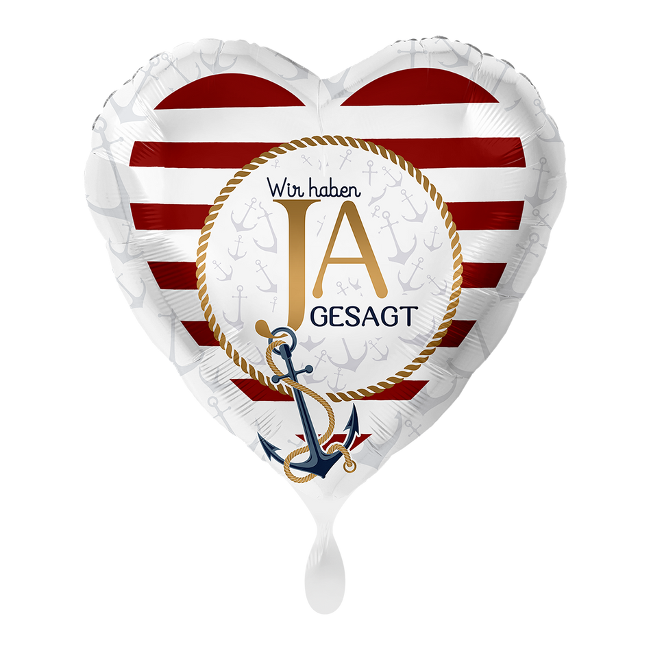 Wir haben JA gesagt - Folienballon