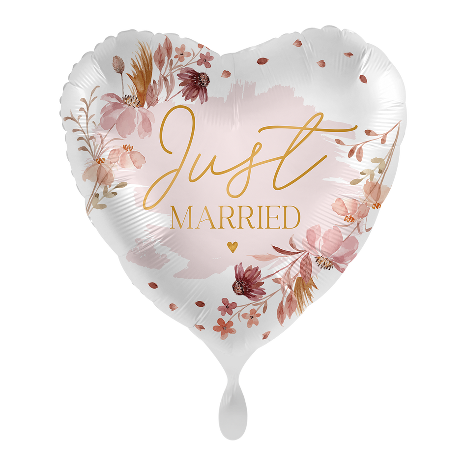 Just Married - Folienballon