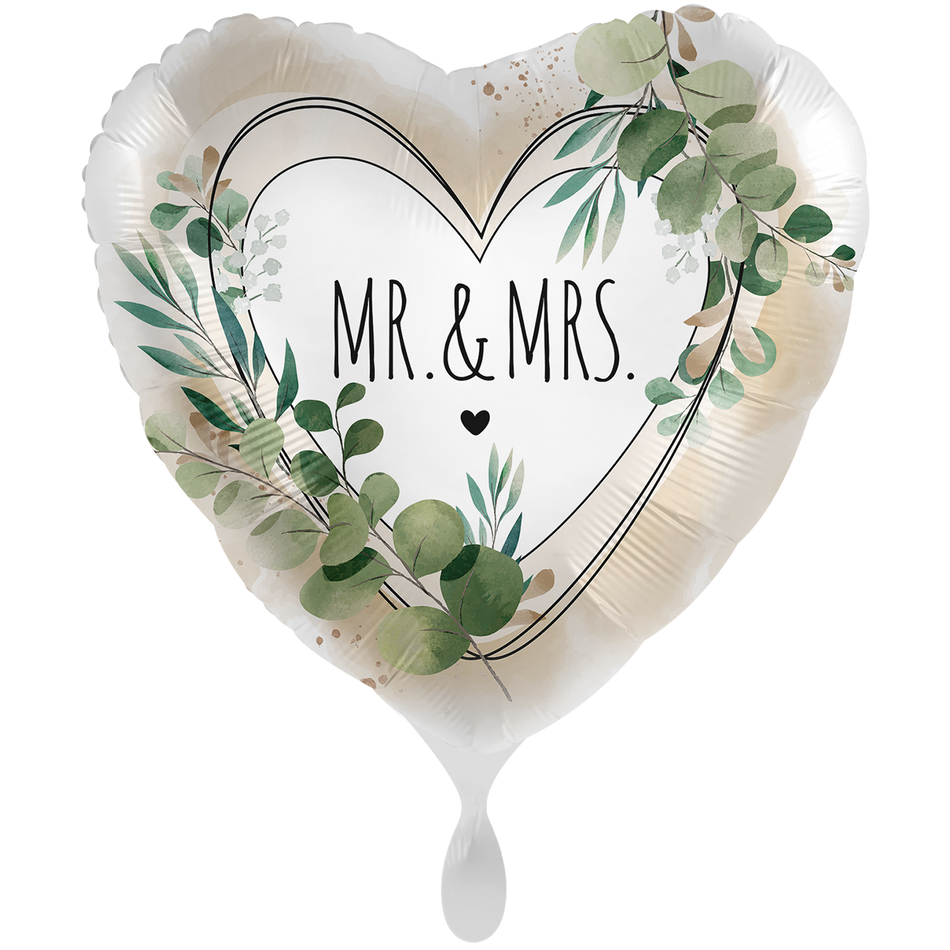 Mr& Mrs - Folienballon