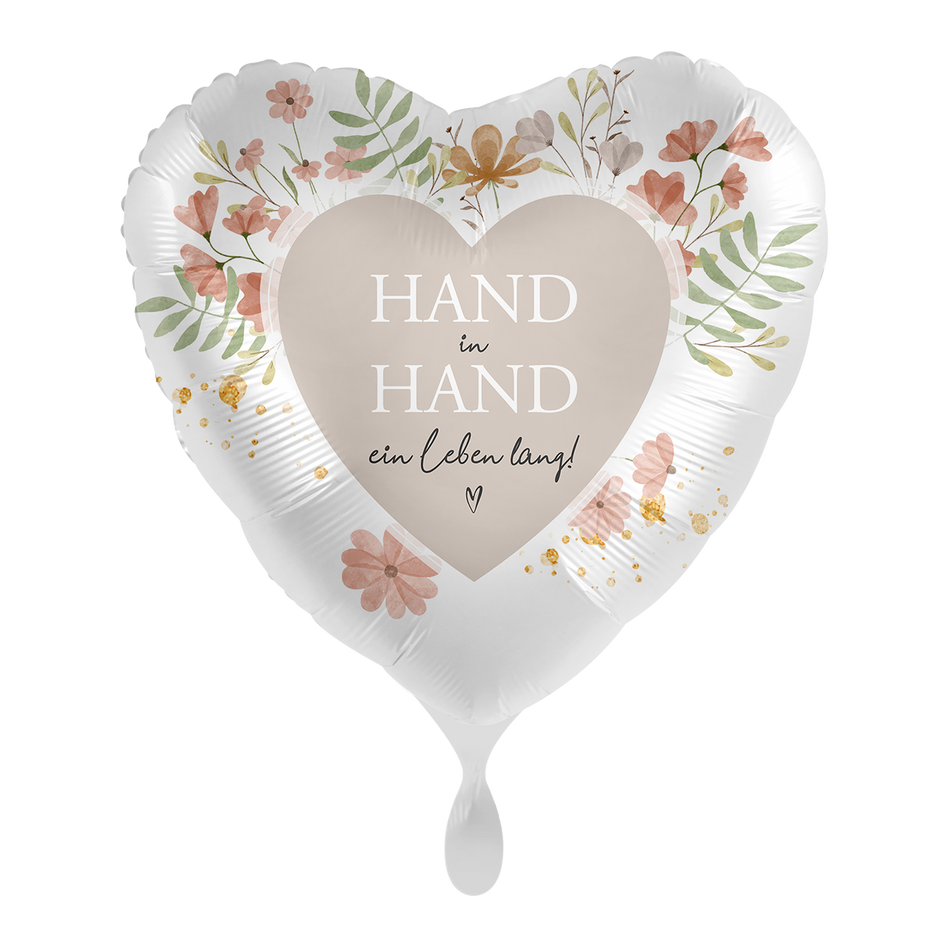 Hand in Hand  - Folienballon