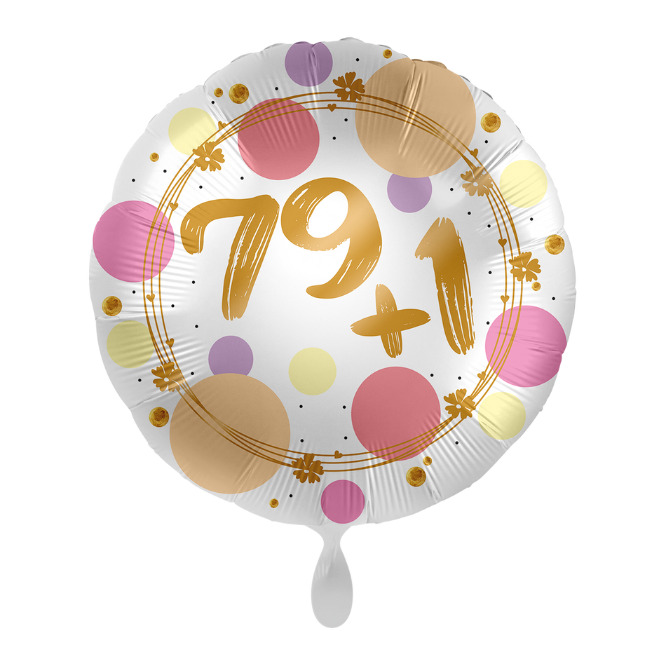 Birthday 79+1 - Folienballon