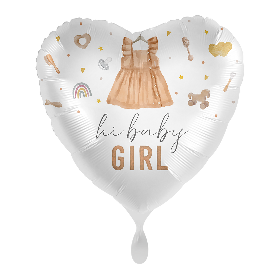 Hi Baby Girl - Folienballon