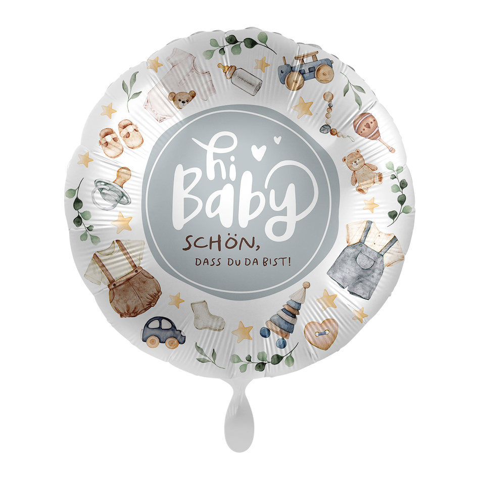 Hi Baby schön, dass du da bist - Folienballon
