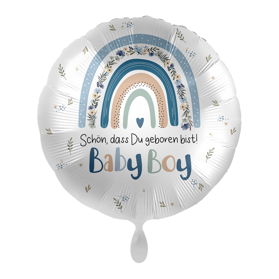 Baby Boy - schön, dass du geboren bist - Folienballon