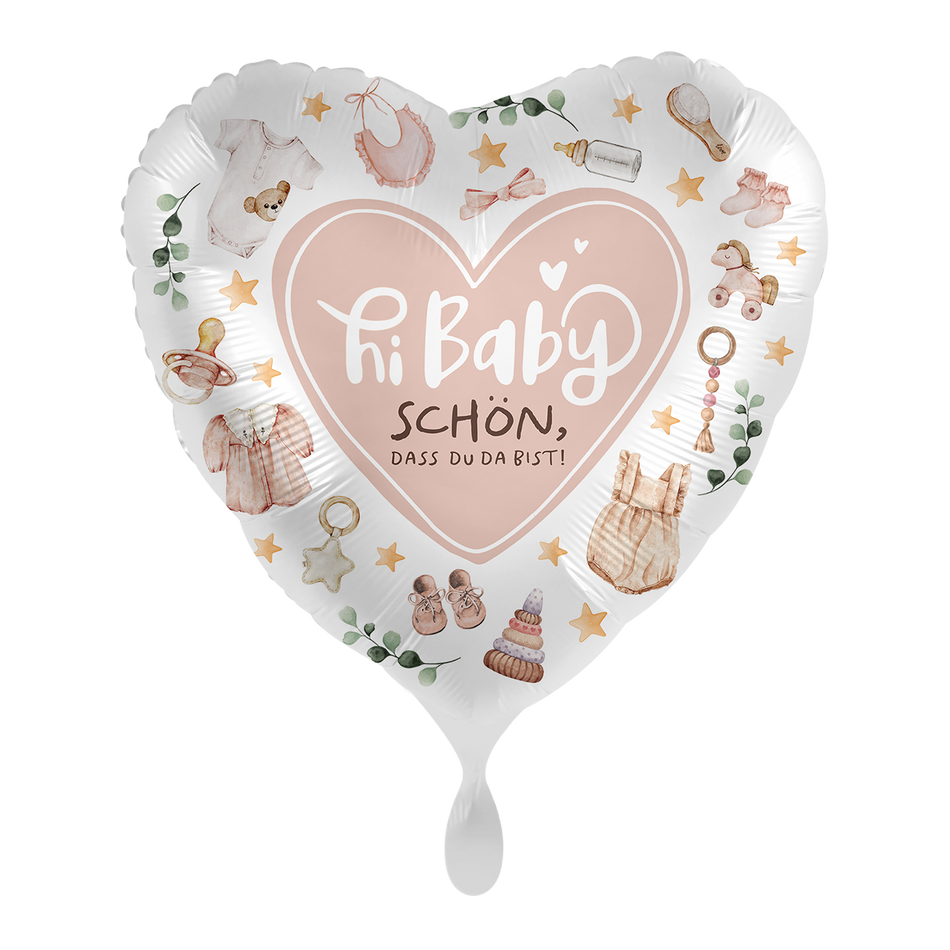 Hi Baby schön, dass du da bist - Folienballon