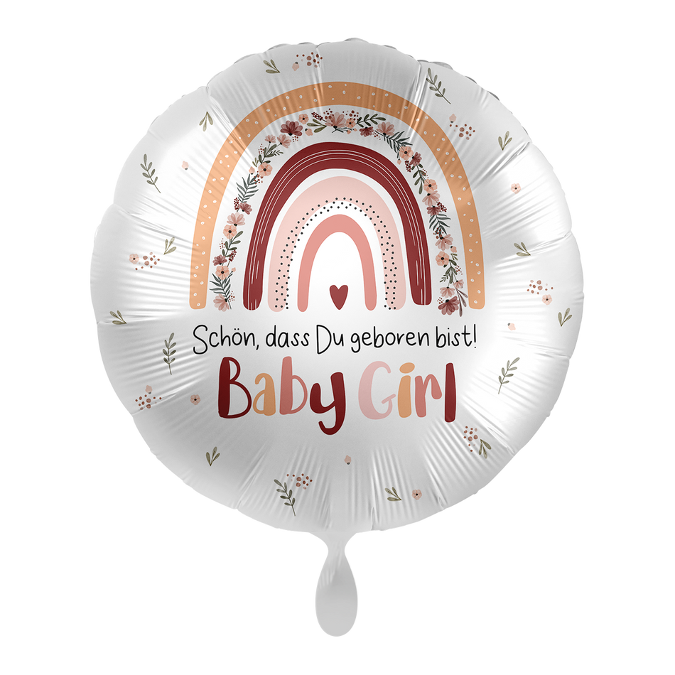 Baby Girl - schön, dass du geboren bist - Folienballon