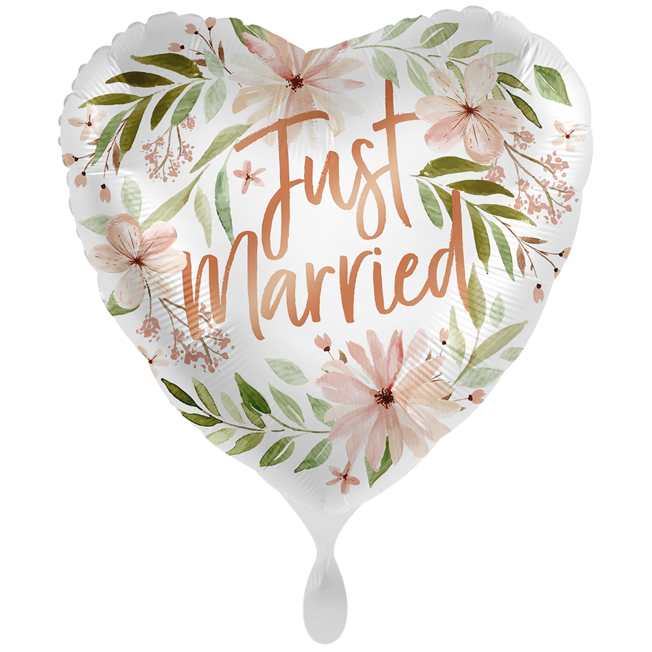 Just Married - Folienballon
