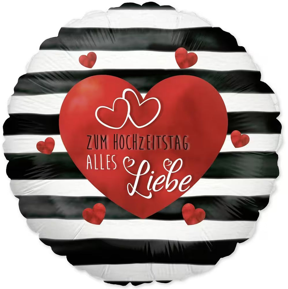 Hochzeitstag - Folienballon