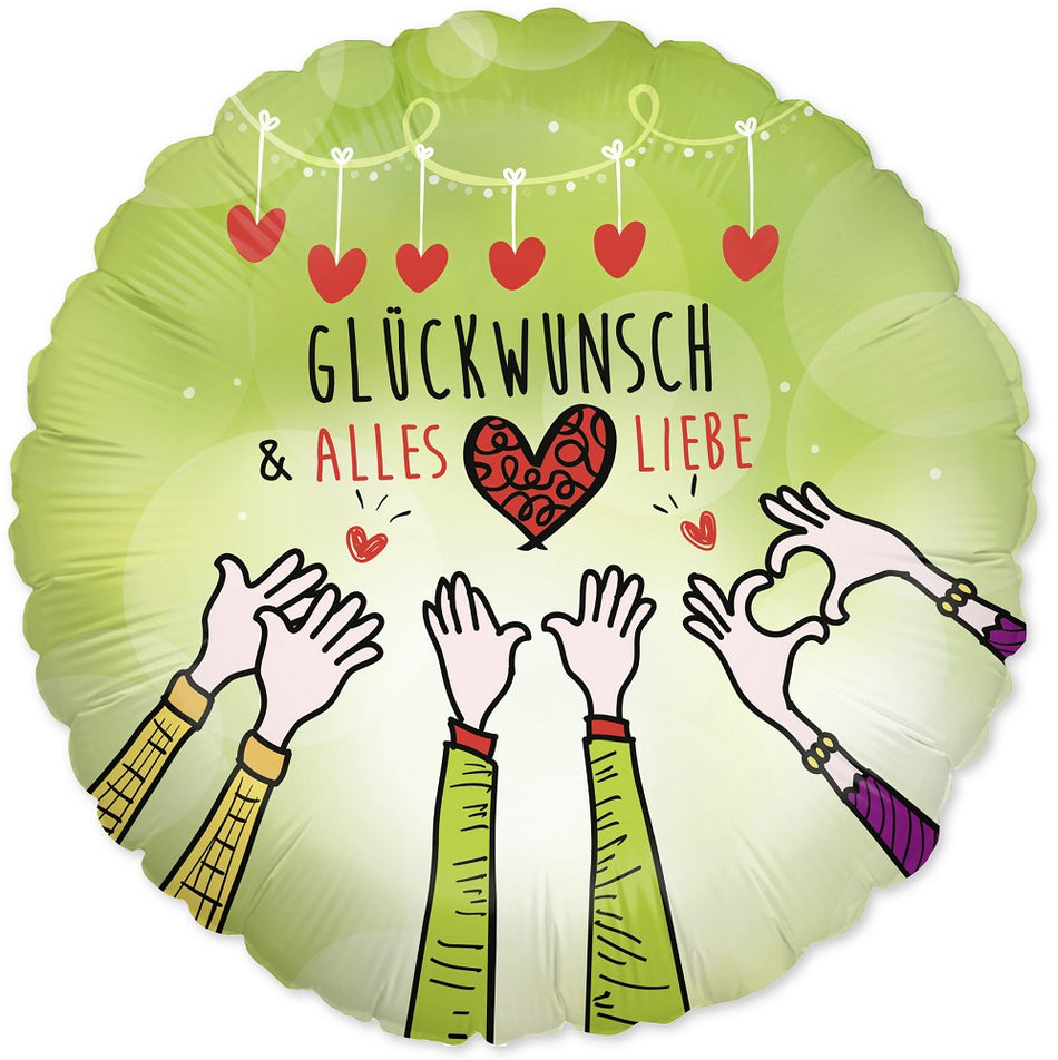 Glückwunsch - Folienballon