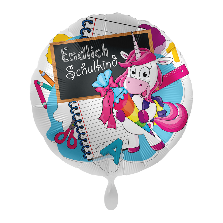 Schulkind  - Folienballon
