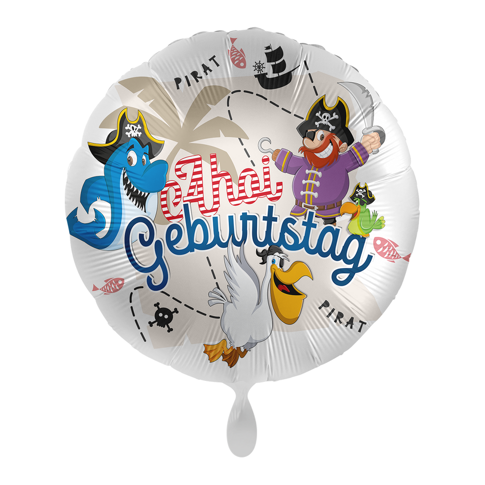 Ahoi Gebutrstag  - Folienballon