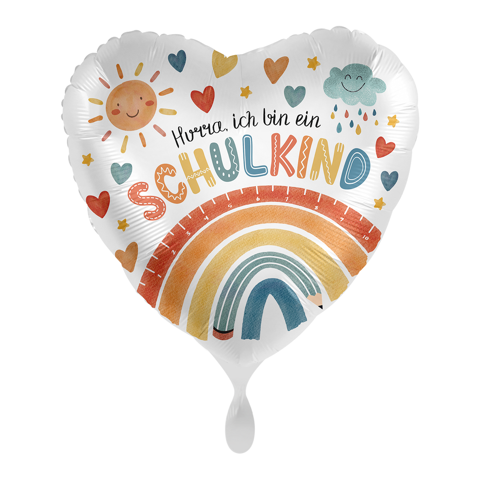 Schulkind  - Folienballon