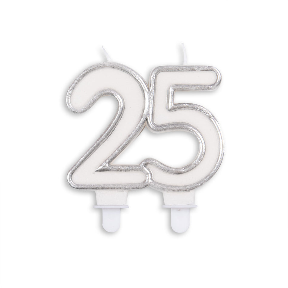 Tortenkerze 25 gold