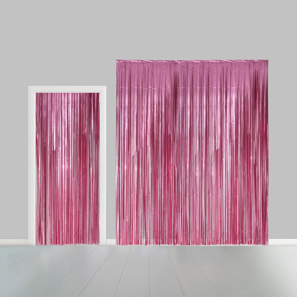 Glitzervorhang babyrosa