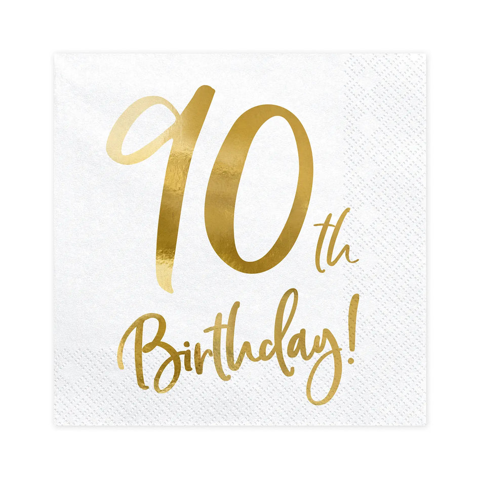 Servietten Trend 90th Birthday