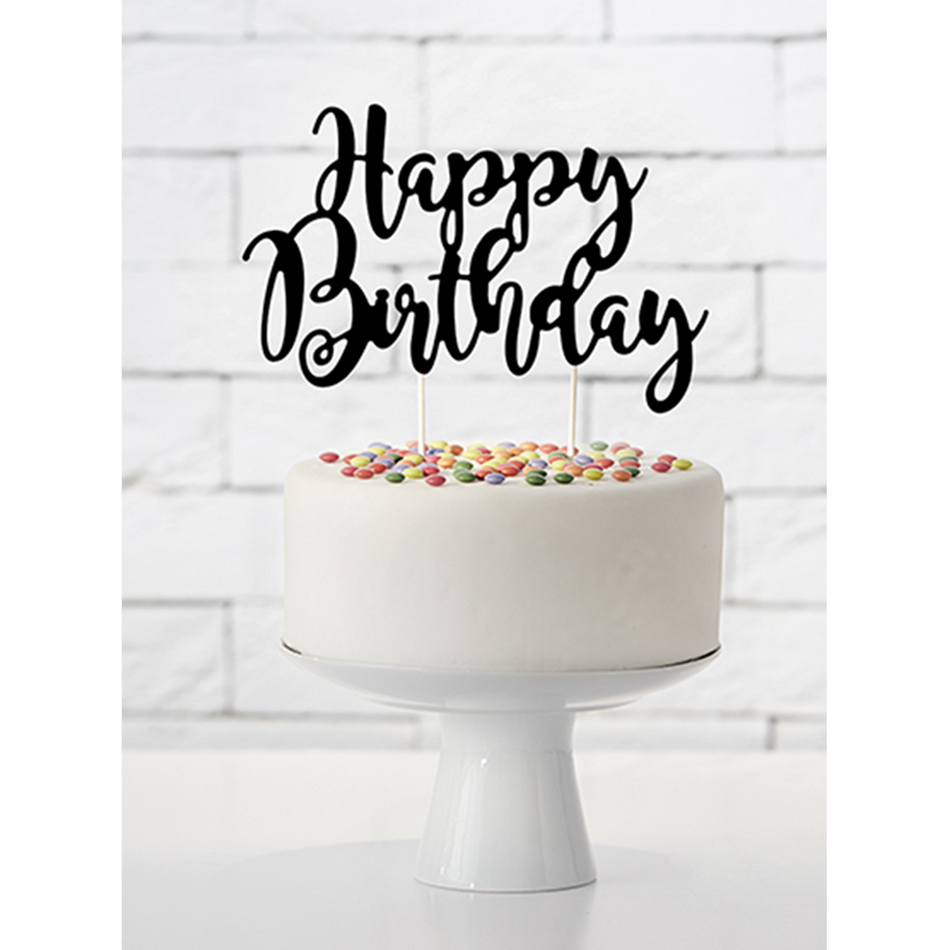 Cake Topper - Happy Birthday
