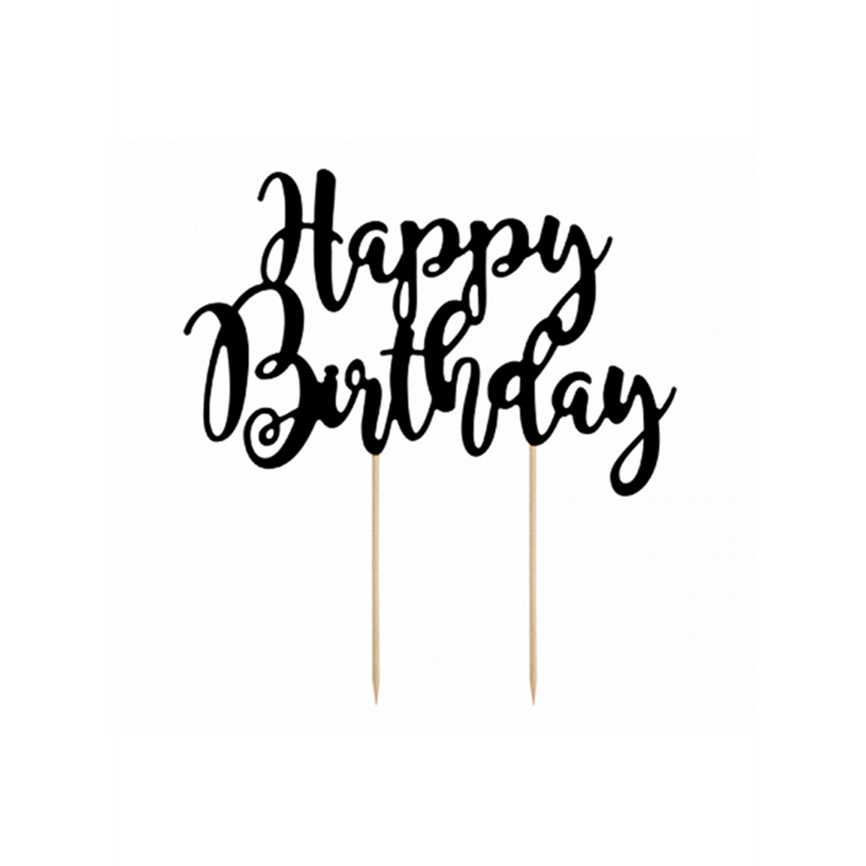 Cake Topper - Happy Birthday