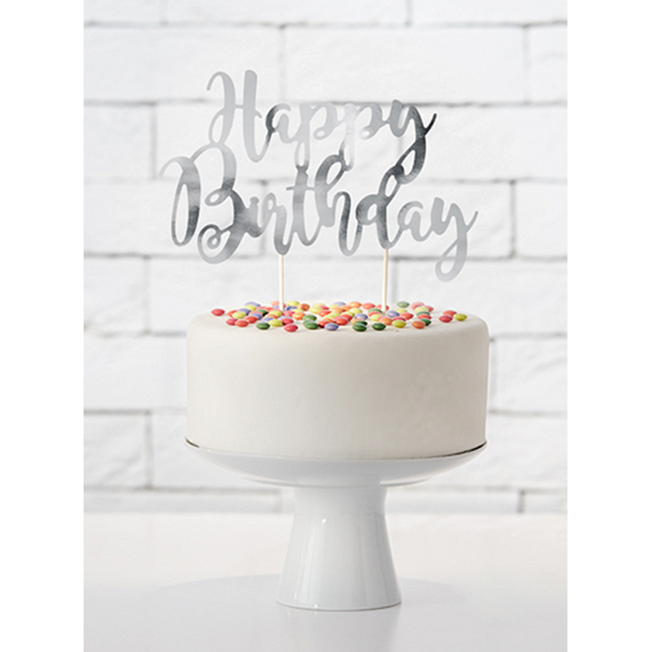 Cake Topper - Happy Birthday