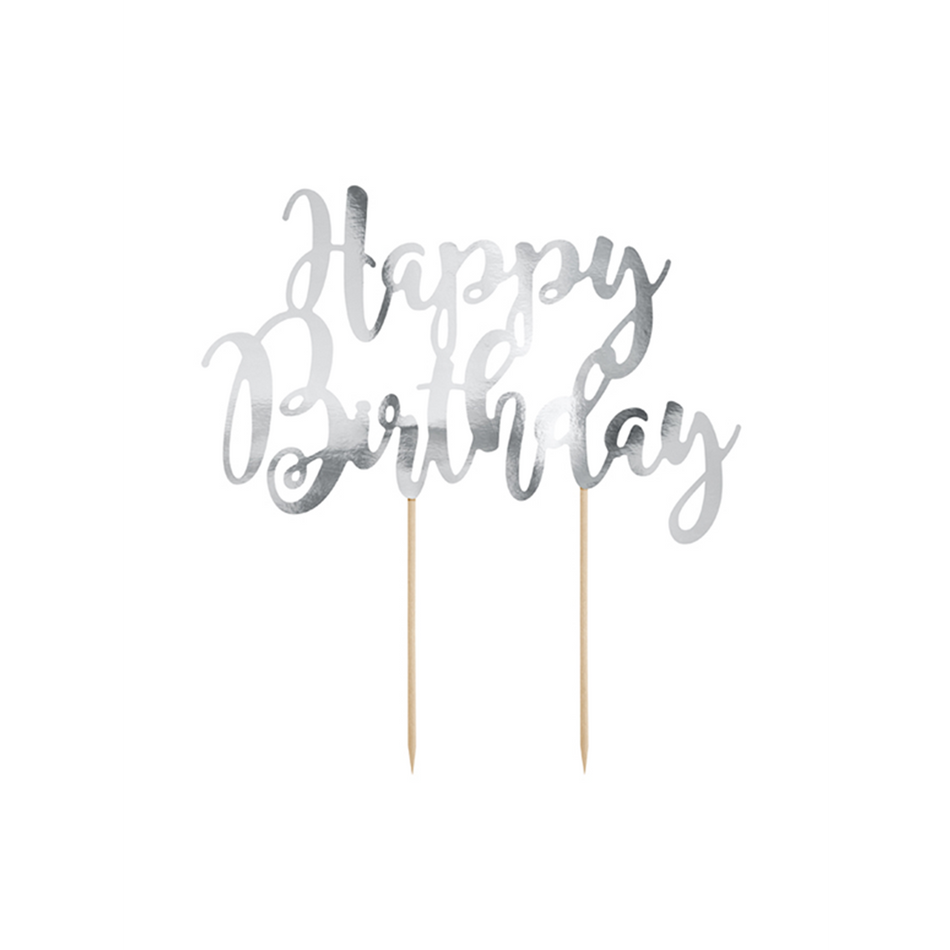Cake Topper - Happy Birthday