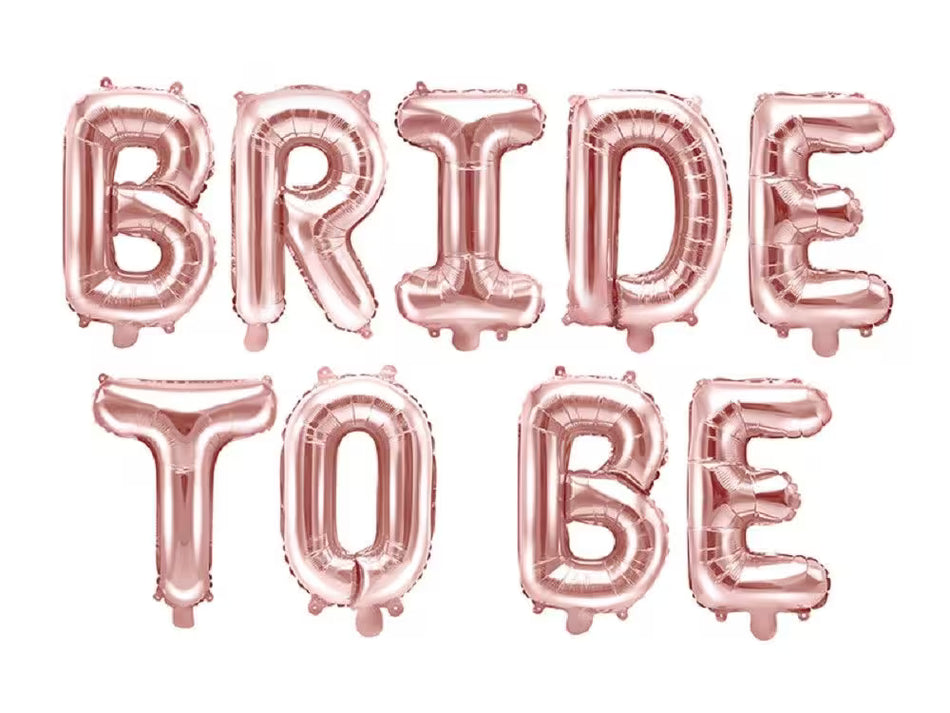 Schriftzug Bride To Be  - Folienballon