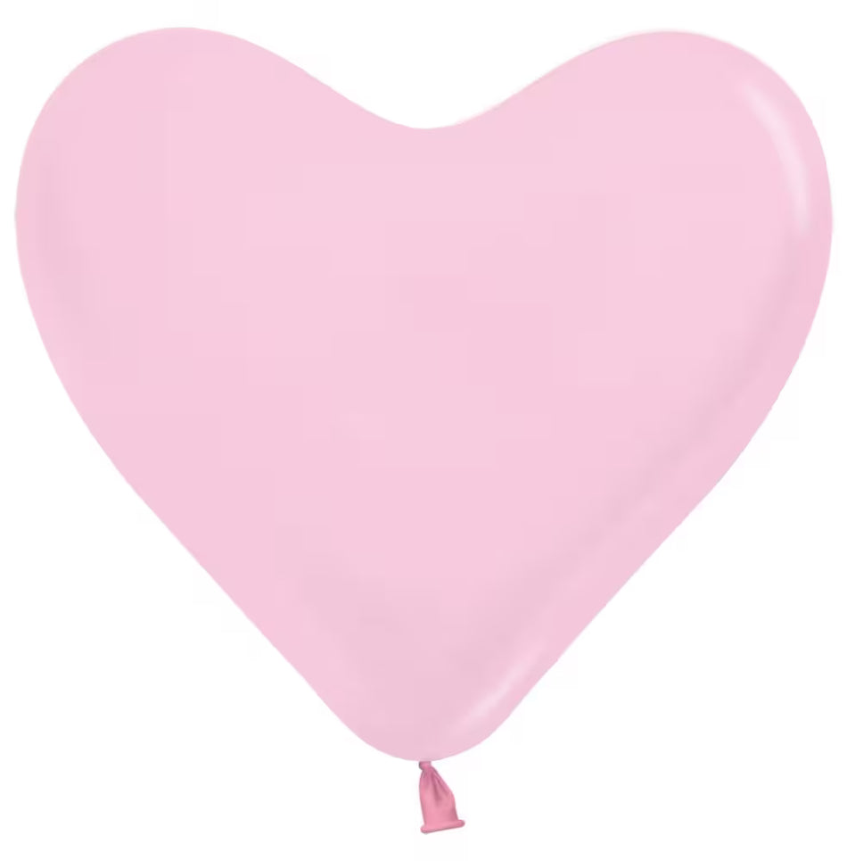 Latexballon Herz Rosa