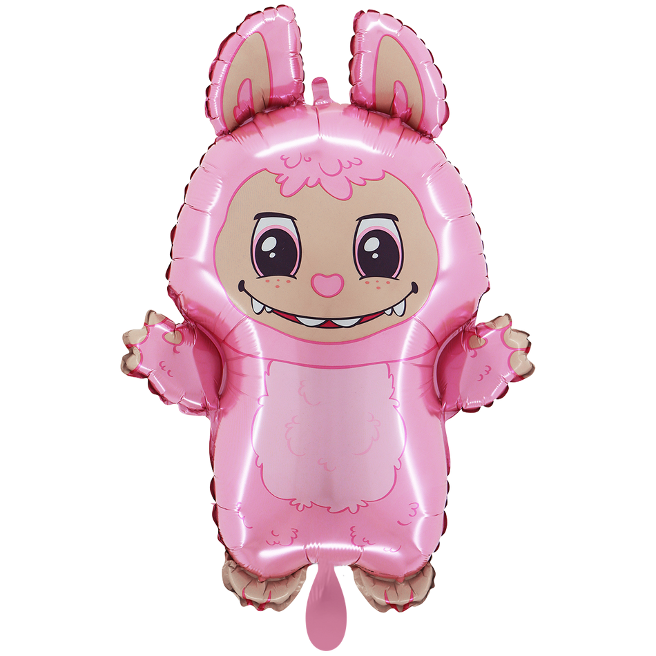 Bad Bunny Labubu rosa - Folienballon