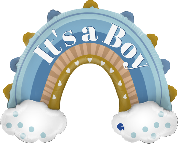 It's a Boy Regenbogen - Folienballon