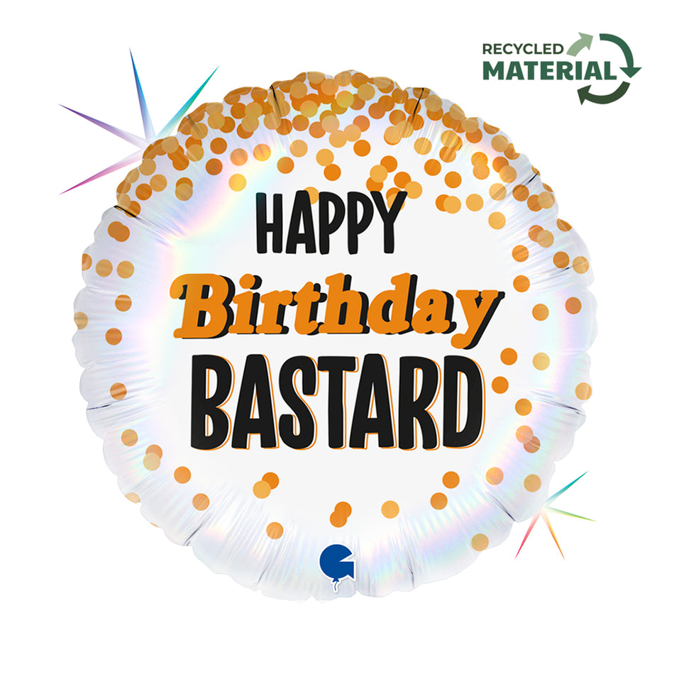 Happy Birthday Bastard- Folienballon