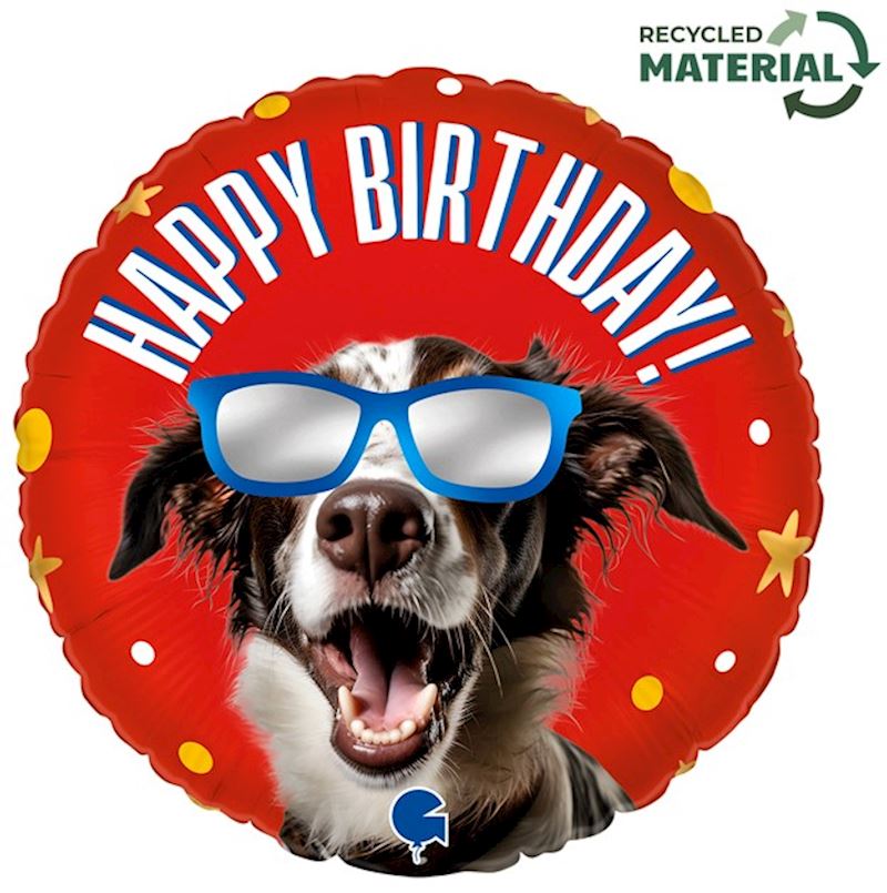 Hund Birthday  - Folienballon