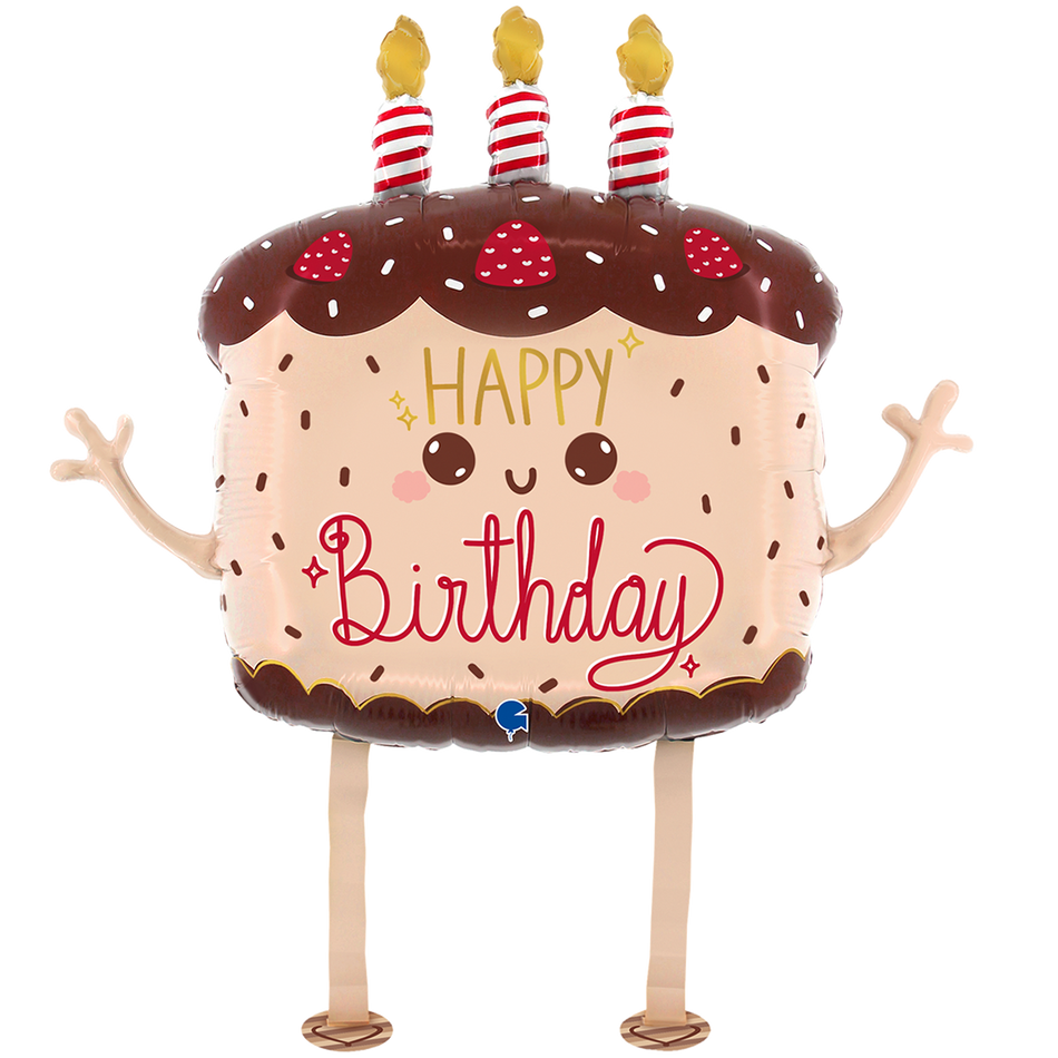 AirWalker Geburtstagstorte - Folienballon