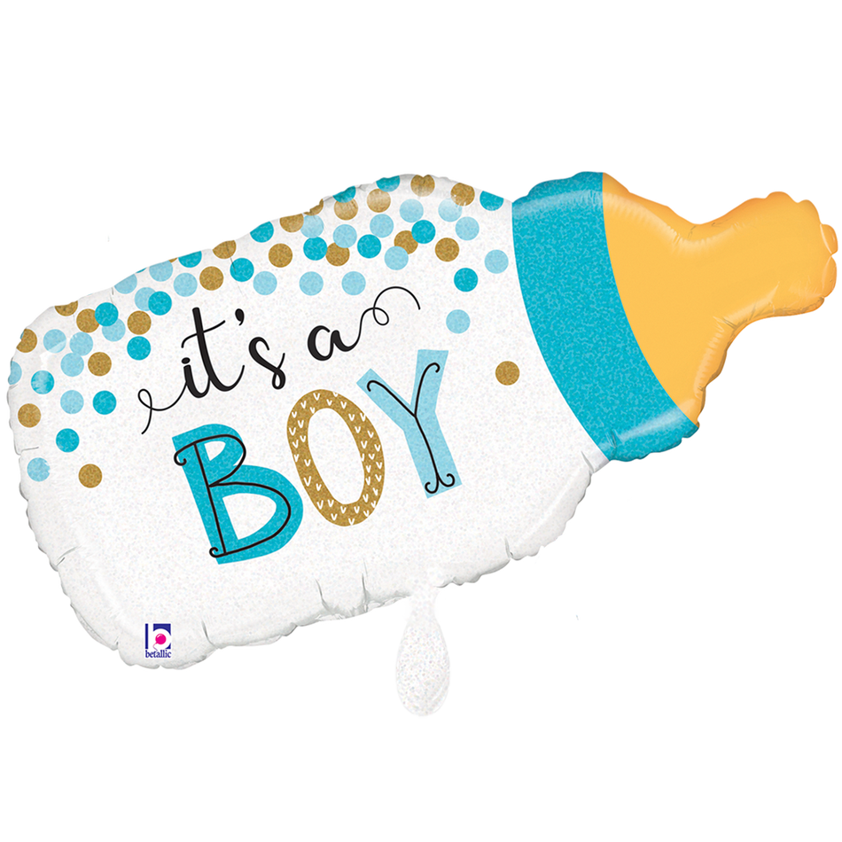 It's a Boy - Babyflasche - Folienballon