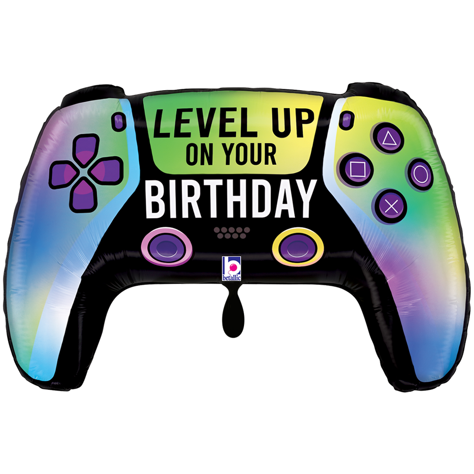 Level up on Birthday - Folienballon