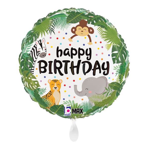 Happy Birthday Jungle - Folienballon