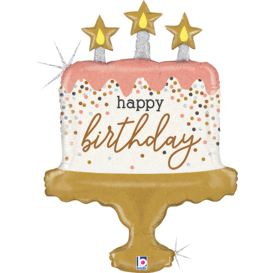 Happy Birthday Torte - Folienballon
