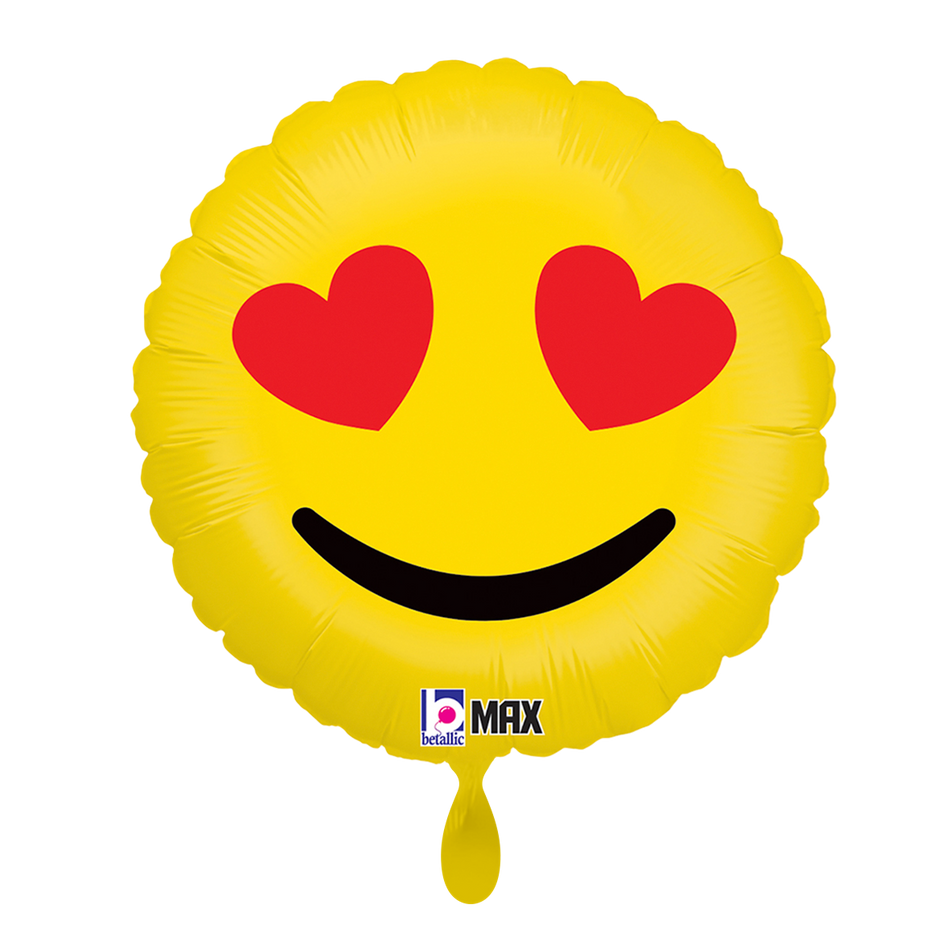 Emoji Hearts  - Folienballon