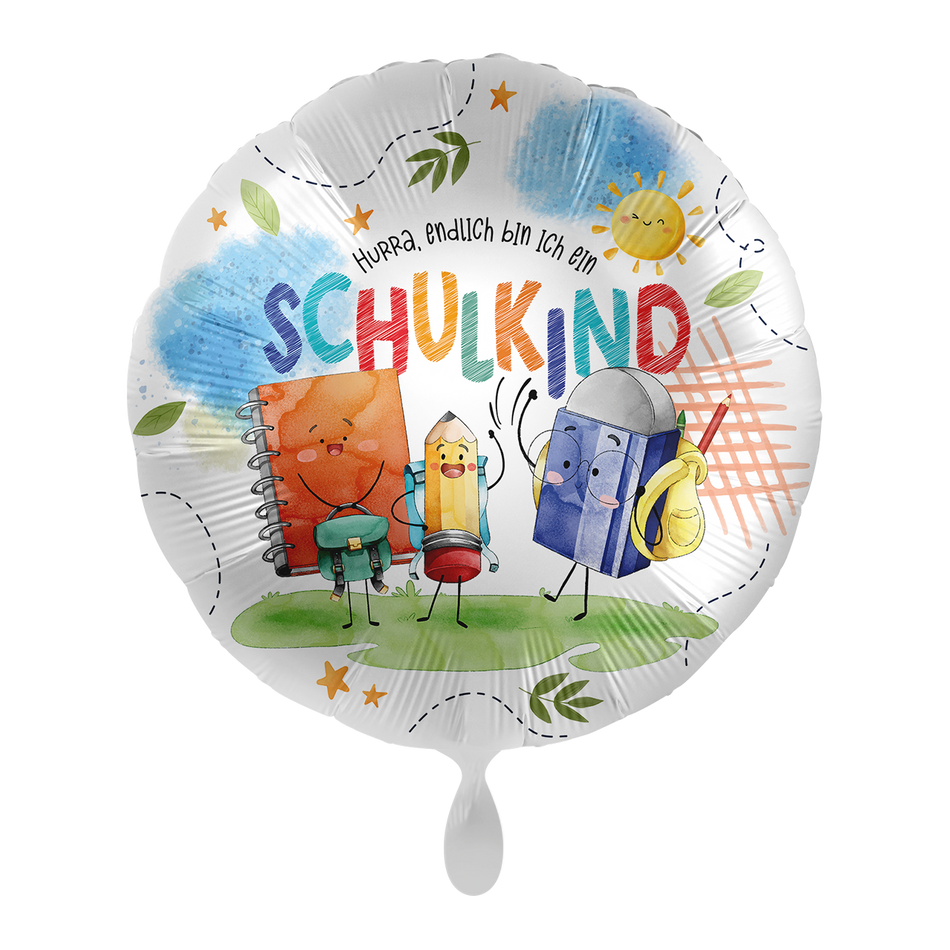 Schulkind  - Folienballon