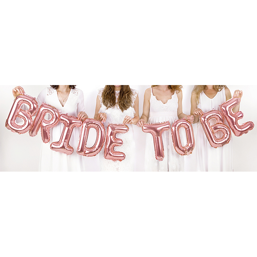 Schriftzug Bride To Be  - Folienballon