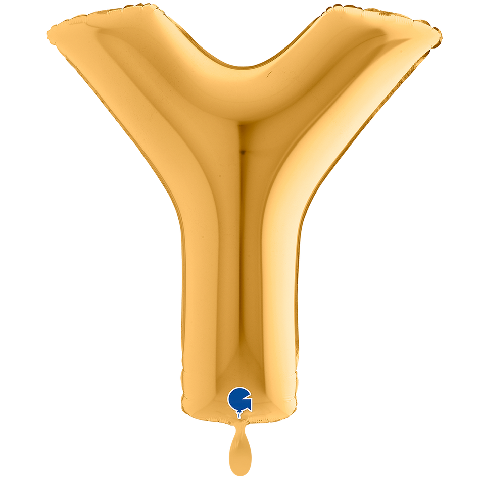 XXL Folienballon gold Buchstabe Y