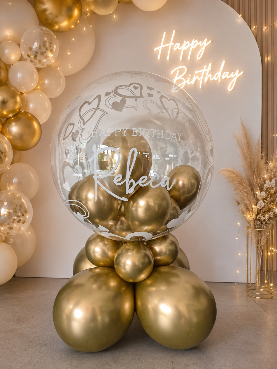 Crystal "gold "  mit Wunschtext