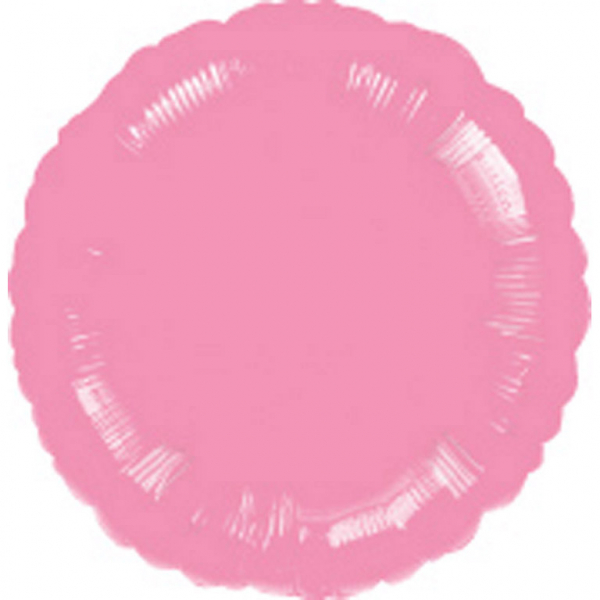 Standard Folienballon Rund - pink metallic