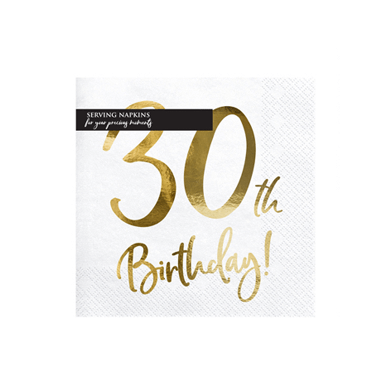 20x Servietten Trend 30 th Birthday