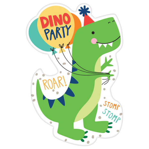 Einladungskarten Dino