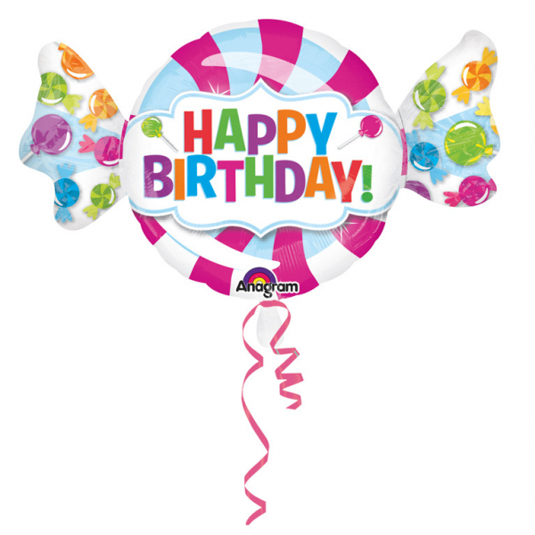 Happy Birthday Bonbon - XXL Folienballon