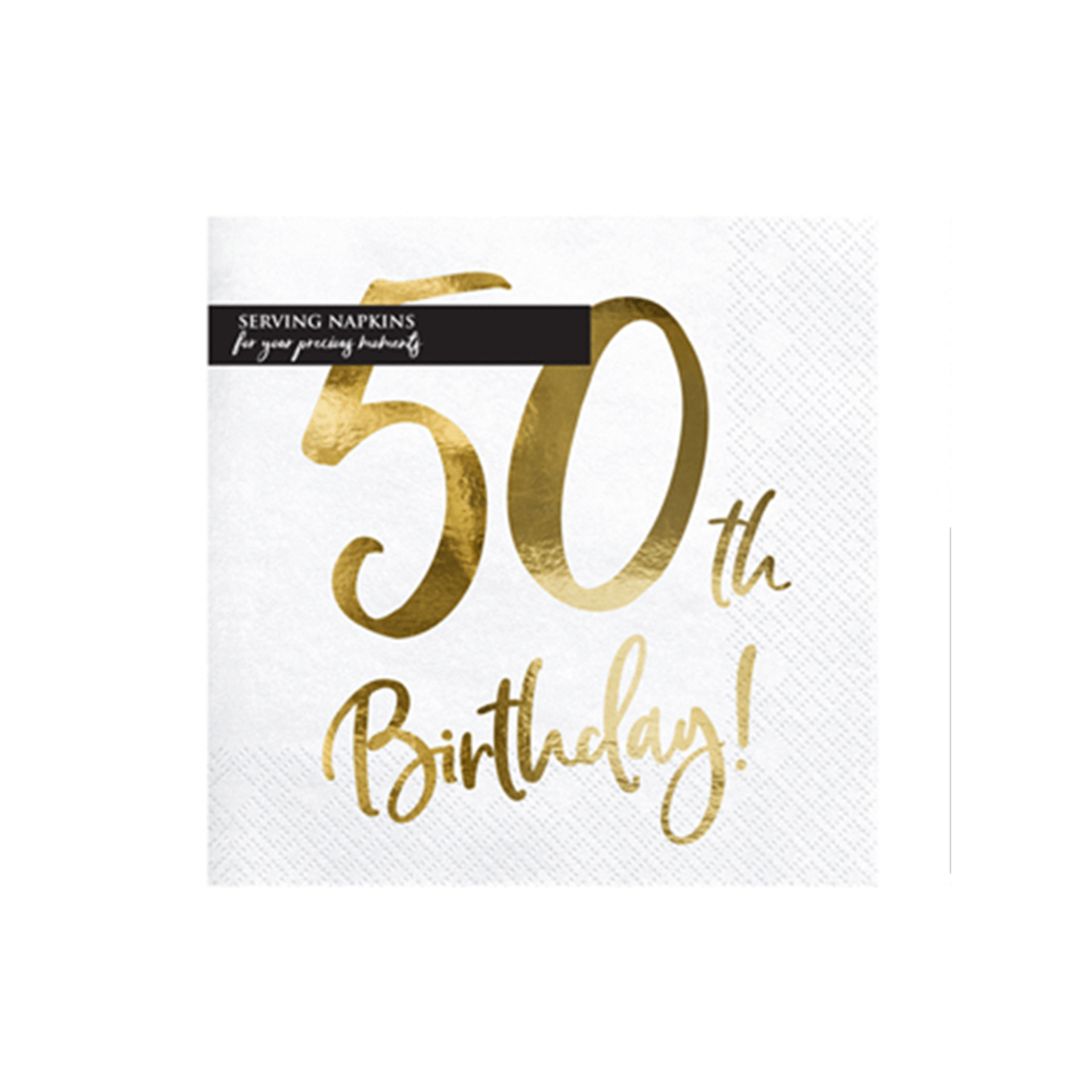 20x Servietten Trend 50 th Birthday
